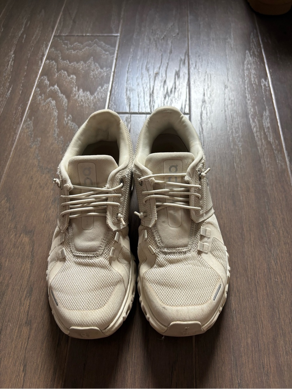 Kids Lightweight Beige Sneakers with Secure Lace Fit